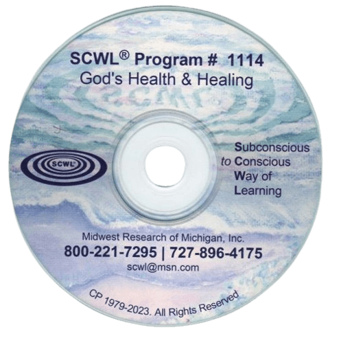 Gods Health and Healing SCWL Subliminal CD