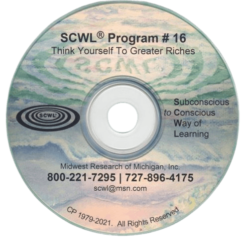 Think Yourself to Greater Riches Subliminal CD