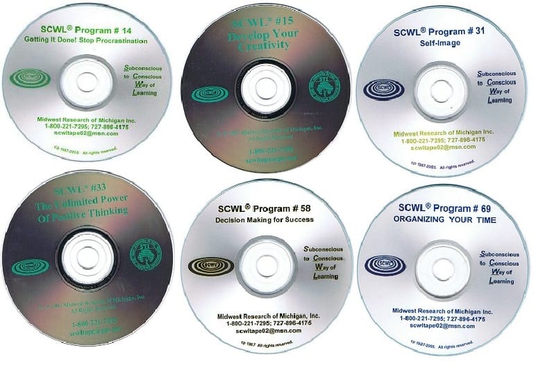 Personal Growth Series 6 CD's 14 - 15 - 31 - 33 - 58 - 69