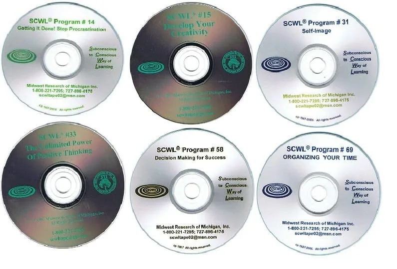 Personal Growth Series 6 CD's 14 - 15 - 31 - 33 - 58 - 69