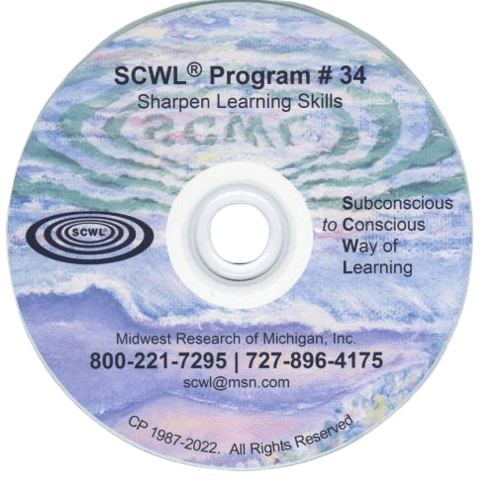 Sharpen Learning Skills SCWL Subliminal Programs CD