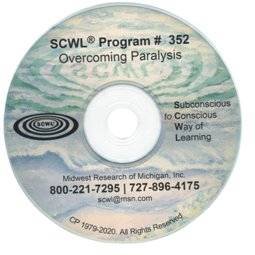 Overcoming Paralysis Subliminal CD