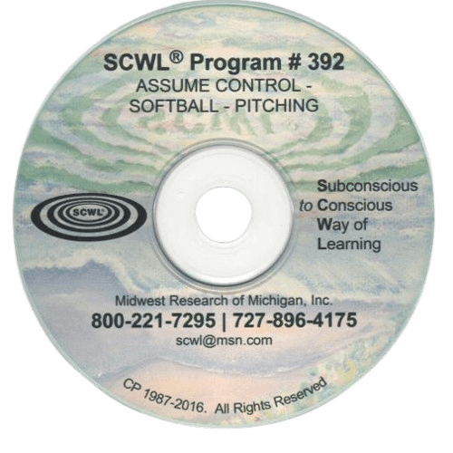 Softball Pitching- Assume Control Subliminal CD