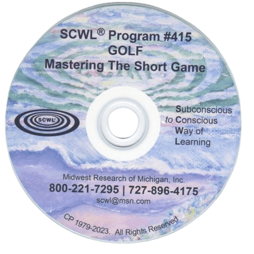 Golf / Mastering the Short Game Subliminal CD