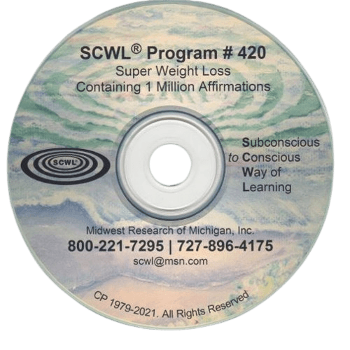 1 Million Weight Loss Affirmations Subliminal CD
