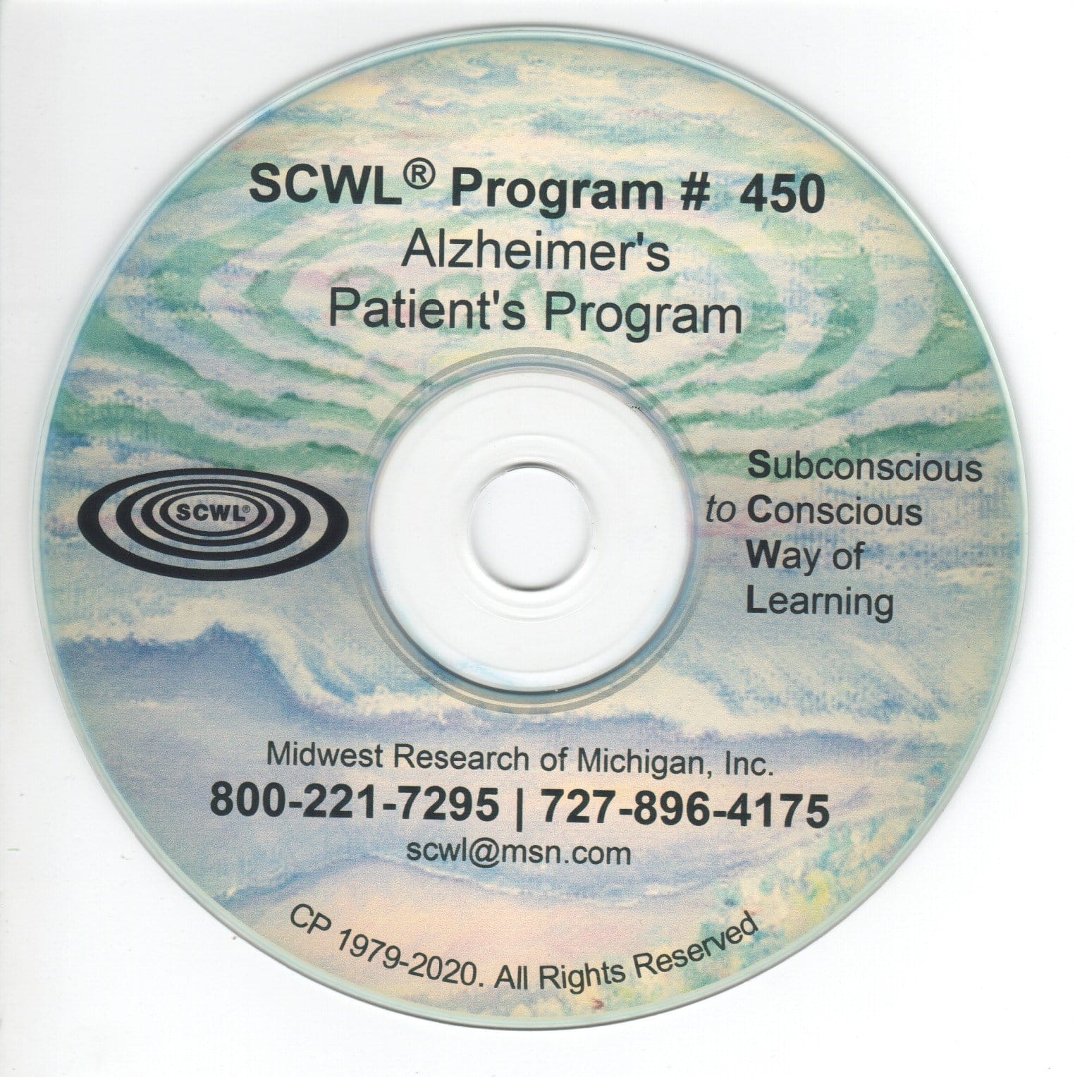 Alzheimer's Subliminal CD