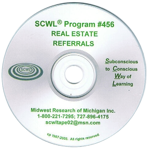 Referrals in Real Estate Subliminal CD