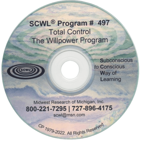 Total Control : The Will Power Program Subliminal CD
