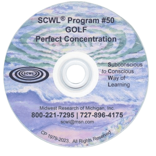 Golf Perfect Concentration Subliminal CD