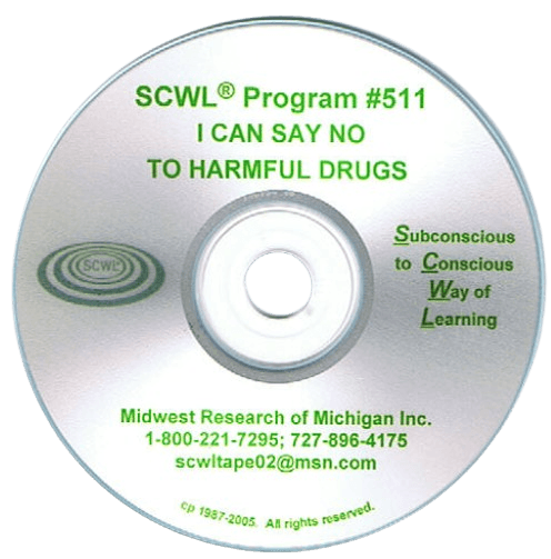 I Can Say No to Harmful Drugs Subliminal CD