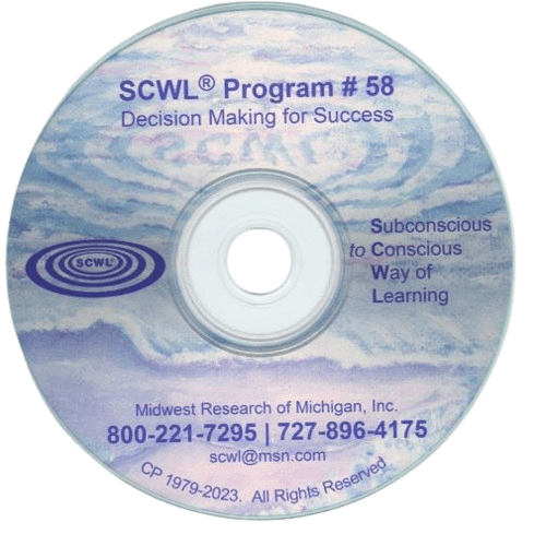 Decision Making For Success Subliminal CD