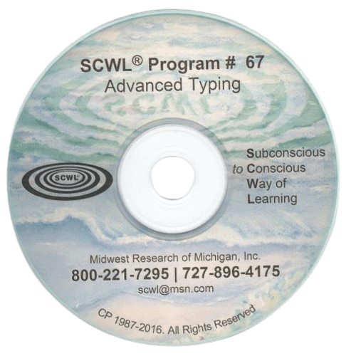 Advanced Typing Subliminal CD