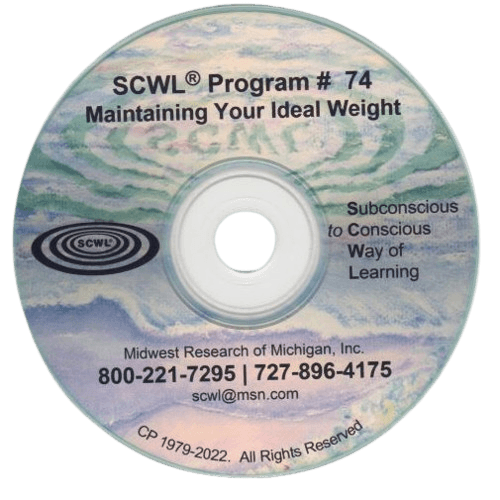 Maintaining Your Ideal Weight Subliminal CD
