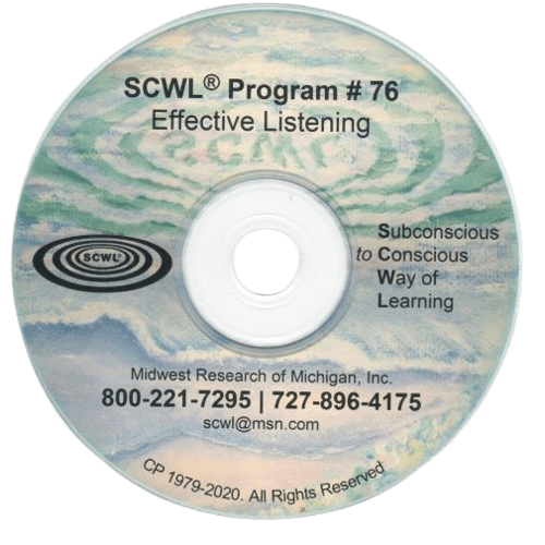 Effective Listening Suliminal CD