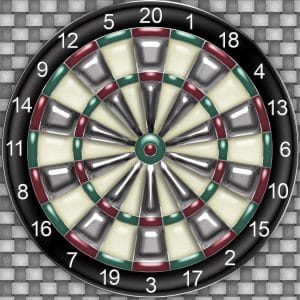 Dart board