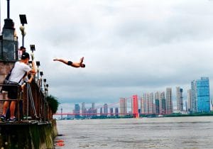 Diving