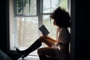 Girl Reading A Book