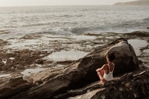 Relaxing at the Ocean