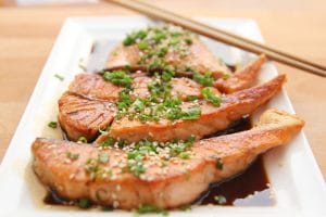 Salmon, Teriyaki 