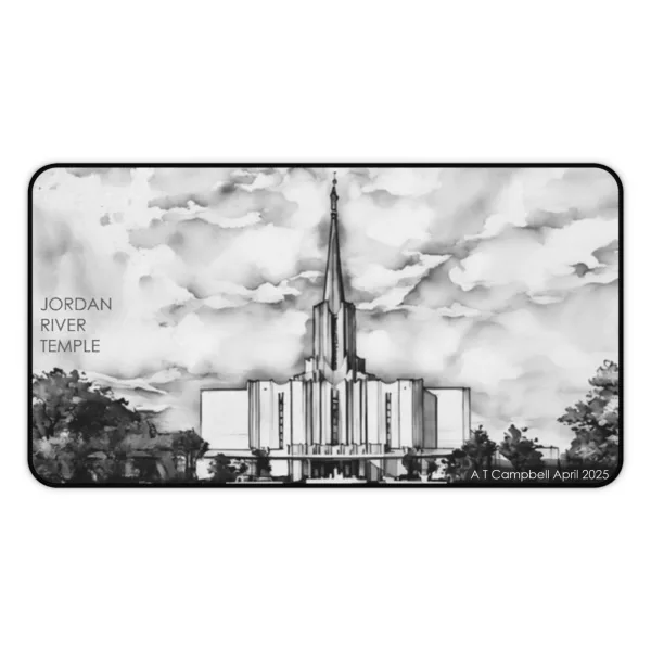 Jordan River Temple Desk Mat